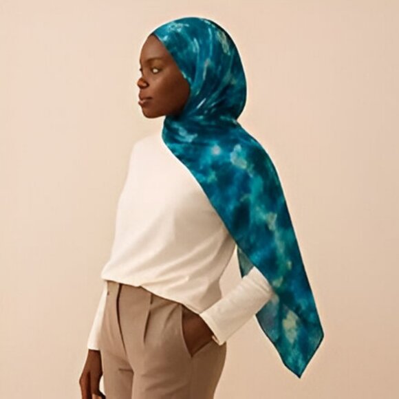 Cotton Modal Hijab Scarf - 72 x 28 inches - Picture 3 of 7